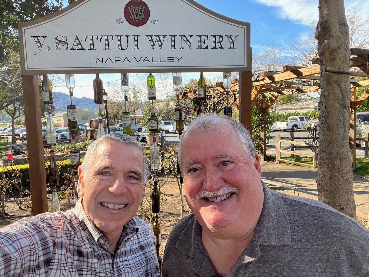 Exploring Napa on our Own: Charles Krug and V. Sattui